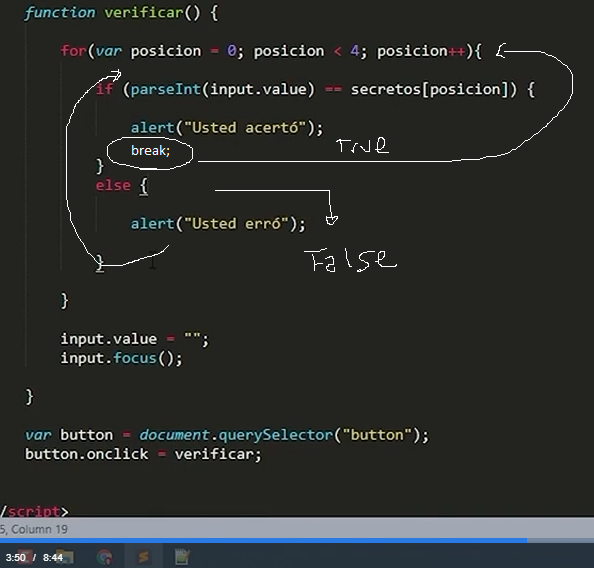 Usando Loop para carga de datos(minuto 3:45)