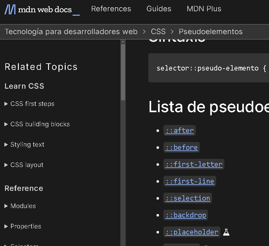 Documentacion de pseudoelementos1