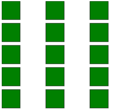 Matriz de cuadrados