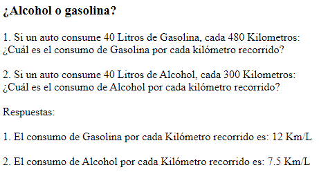 Resultdo Consumo