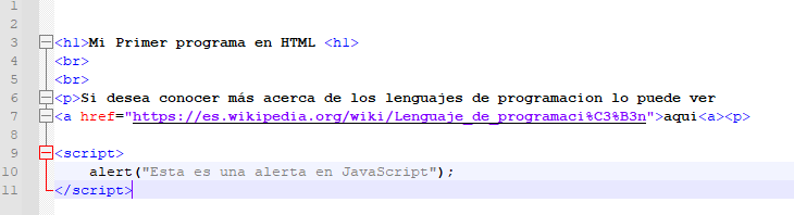 Practicando en Notepad++