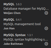 Extensiones Mysql