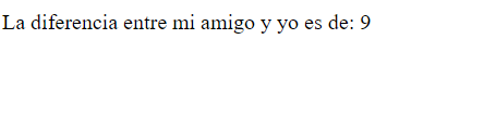 Resultado de la diferencia de edades