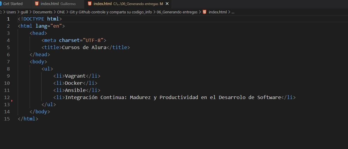 IArchivo abierto en VS Code