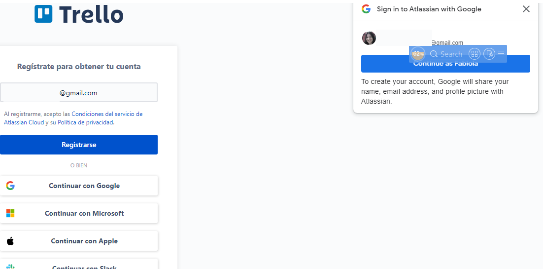 Imagen que me aparece para registrarme en Trello.com/es