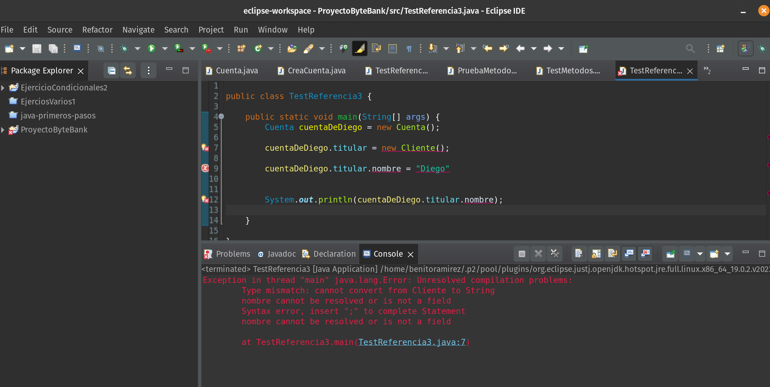 eclipse-workspace TestReferencia3.java