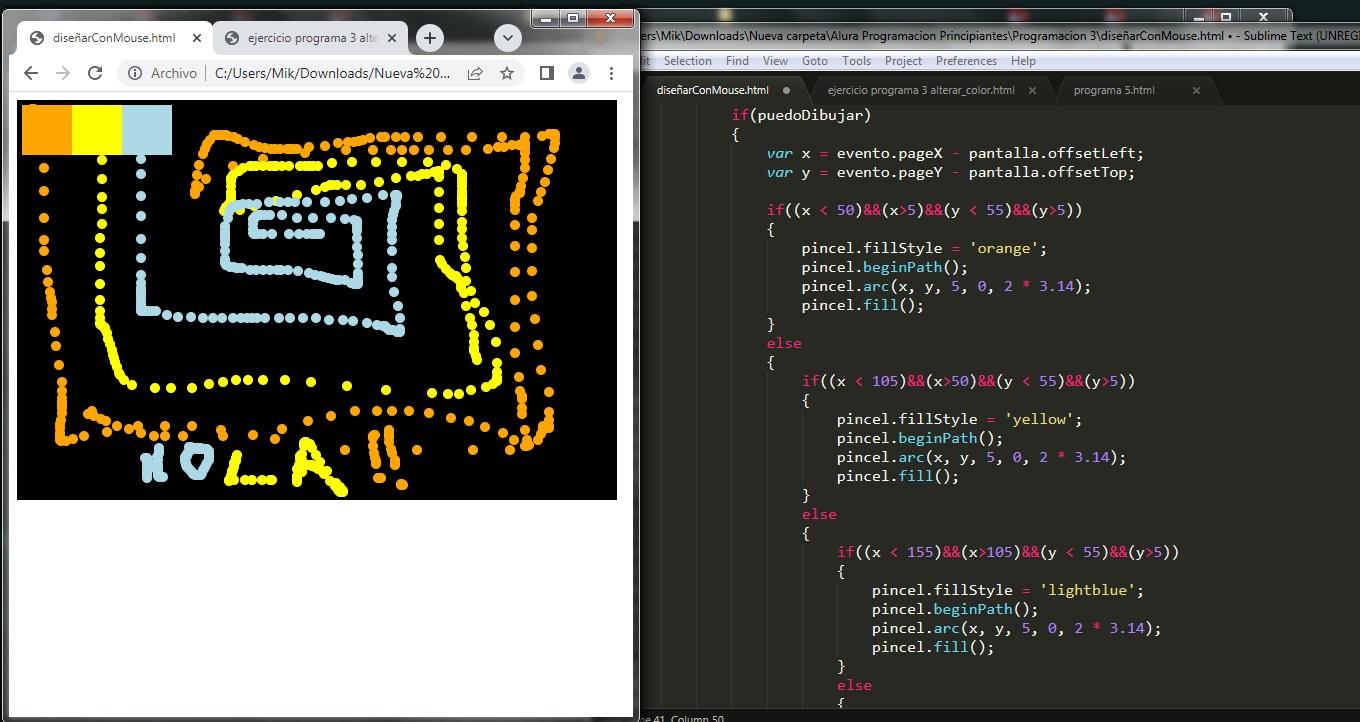 Le aplique una "inicializante" con vector y color diferente y paso lo que paso 