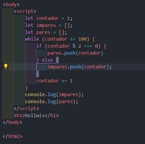 Demostración de mi script para dividir entre impares y pares