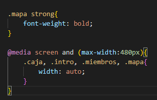 Y un detalle que vi que al instructor no le pasaba, en VS Code las llaves dentro del @media se ven de color rosa, no sé si afectará en algo pero por las dudas lo menciono: