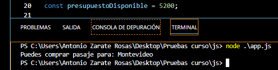 Resultado del programa al ejecutarlo con $5200