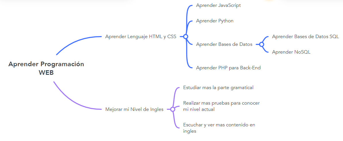 Mi mapa mental de actividad