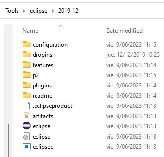 Carperta de eclipse