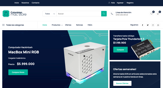 e-Commerce Colombian Mac Store