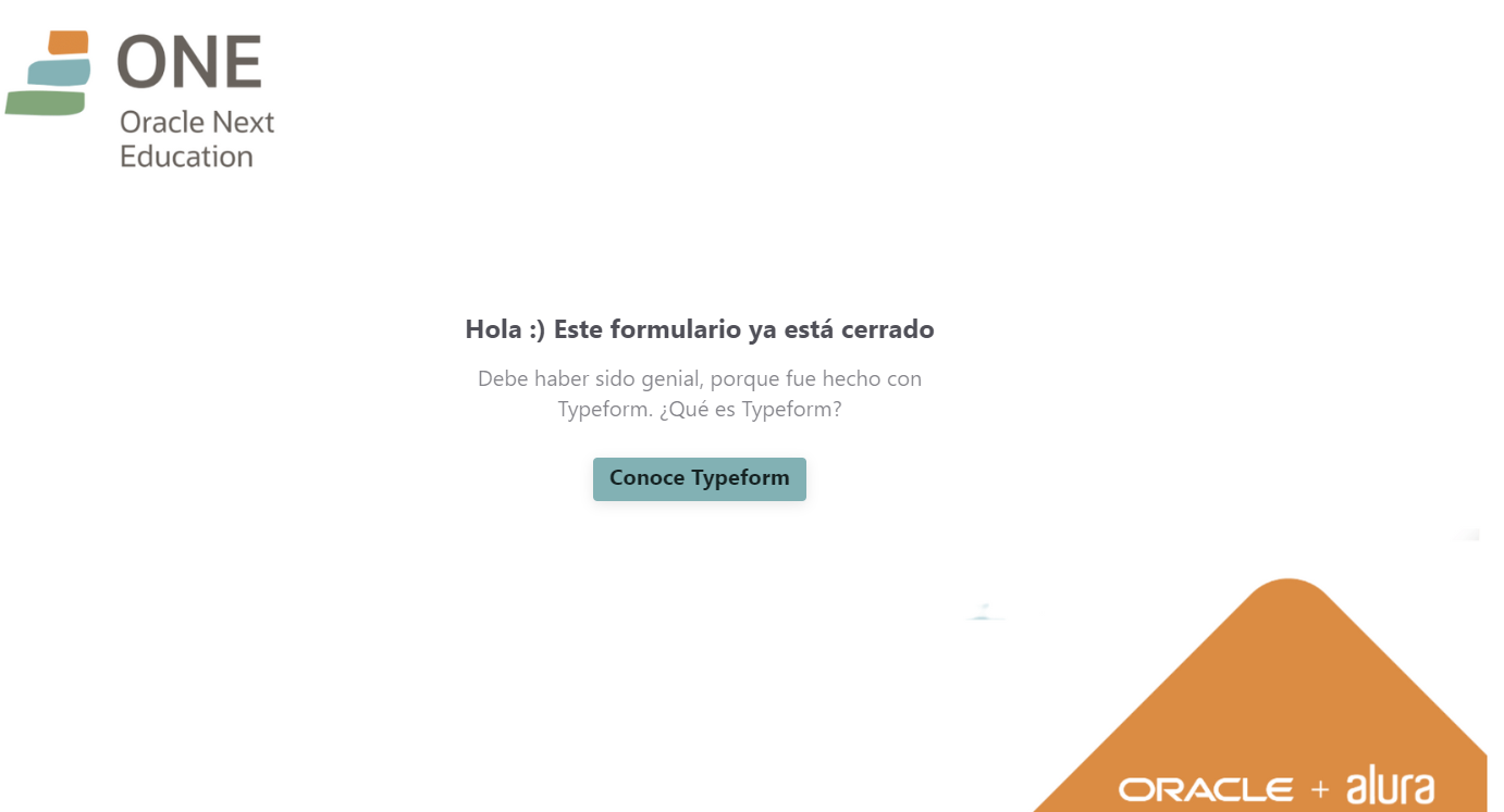 Esto es lo que me sale aunque nunca respondí la encuesta