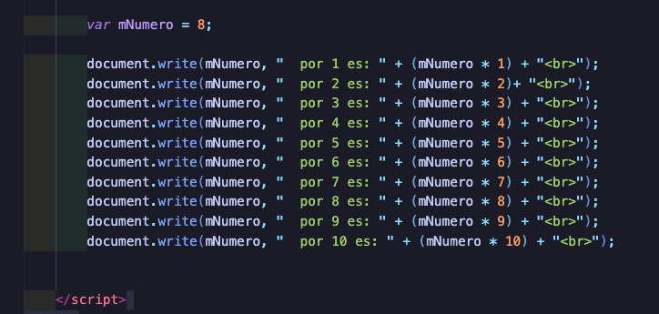 IEn mi caso use la misma varible para la multiplicacion y para identificar numero multiplicado en el texto