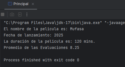 Ejecutando el código