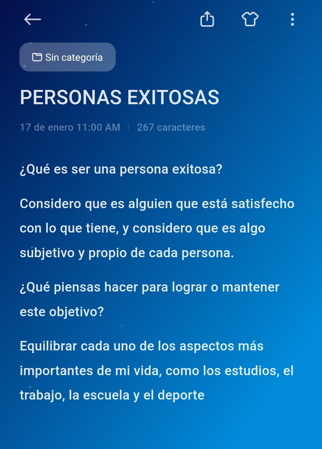 Personas exitosas 