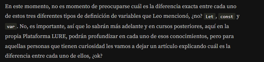 Desta parte hablo donde mencionan este articulo y soy curioso, por que no recuerdo como tal esa diferencia