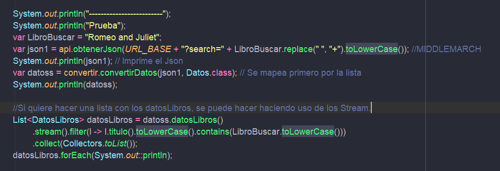 Ejemplo de como mapear de forma correcta la respuesta del Json