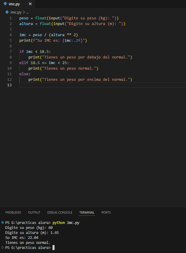 Calculadora de IMC