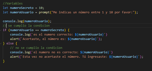 imagen  del codigo realizado en el modulo 2. en visual studio code 