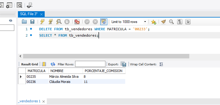 CÓDIGO SQL