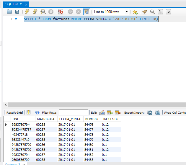 Consulta SQL
