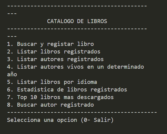 LiterAlura: Catálogo de Libros