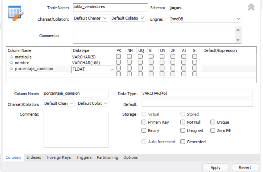 ISe Ingresa una tabla, boton derecho create table y luego aparece un asistente