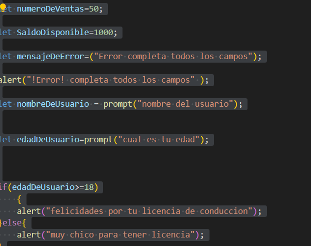 primer ejercicio de logica de programacion  en java script