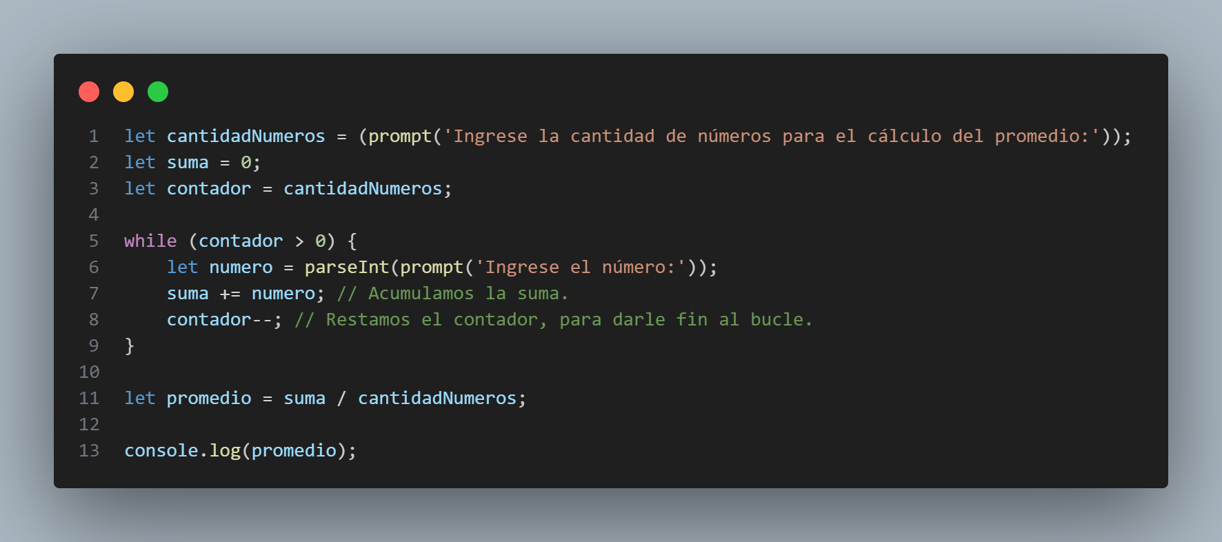 Respuesta: Bucle infinito JS