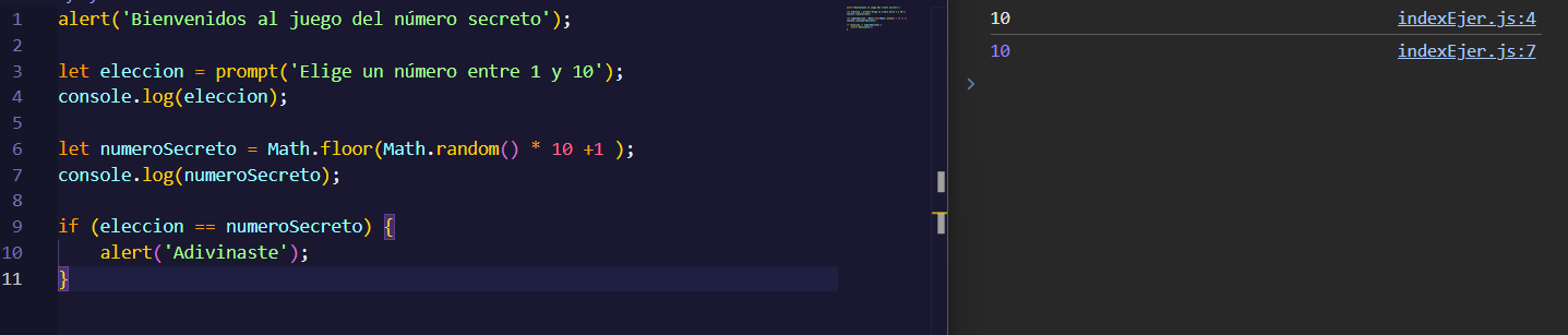 Estableciendo el rango determinado del ejercicio