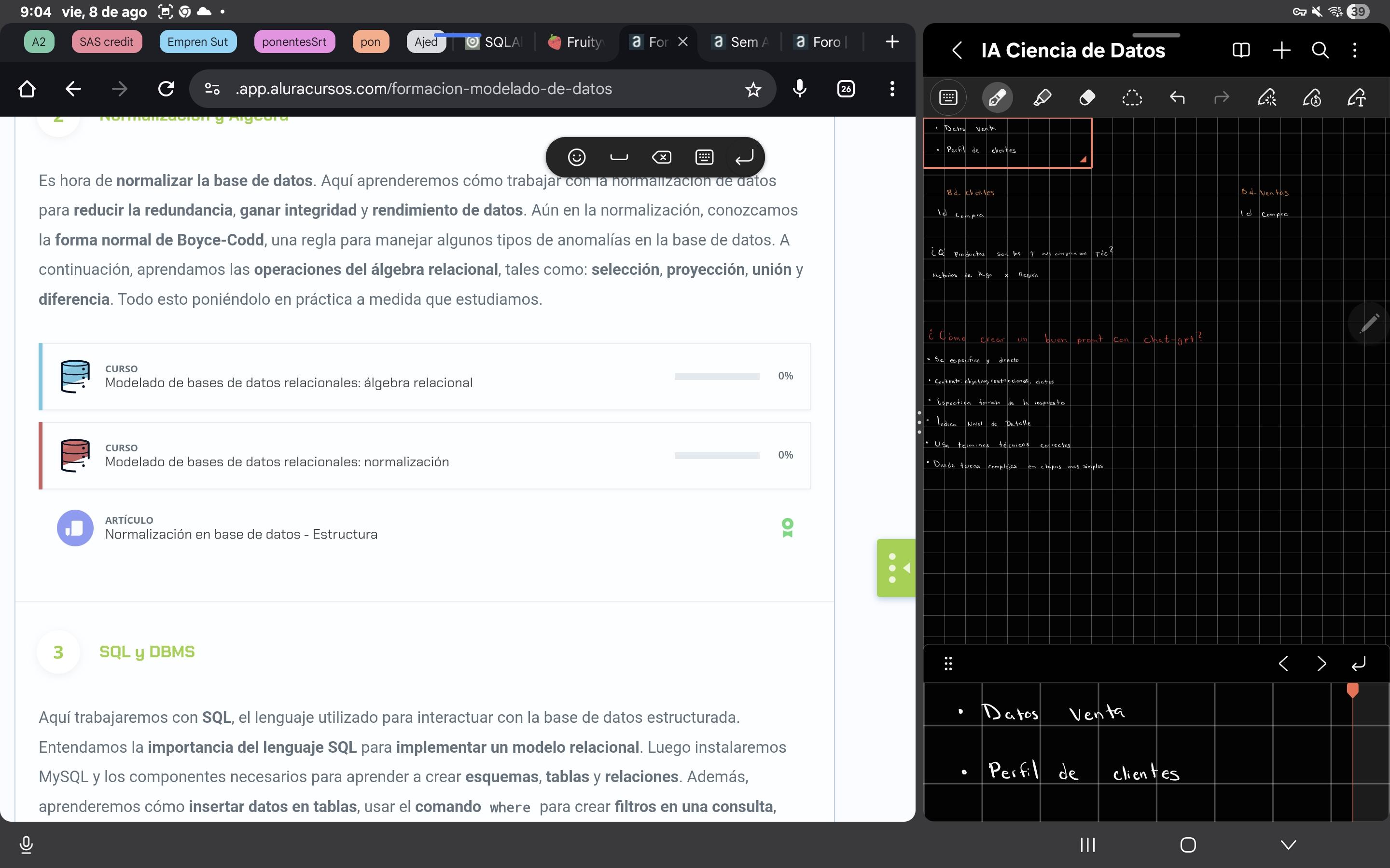 Cursos a los que quiero acceder