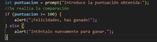 Fragmento de código JavaScript