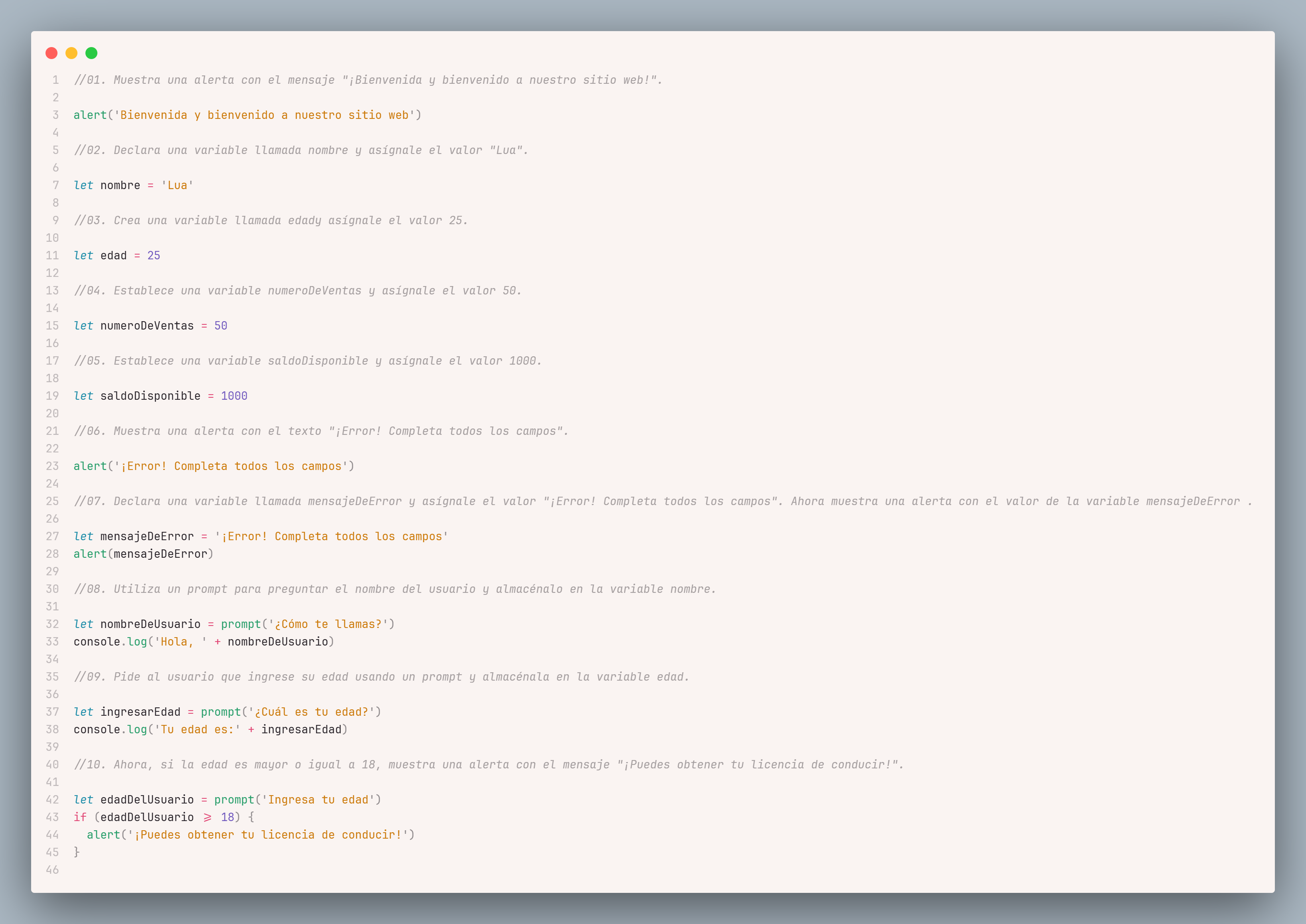 Resultados del primer desafío de lógica de programación: Hora de Practicar