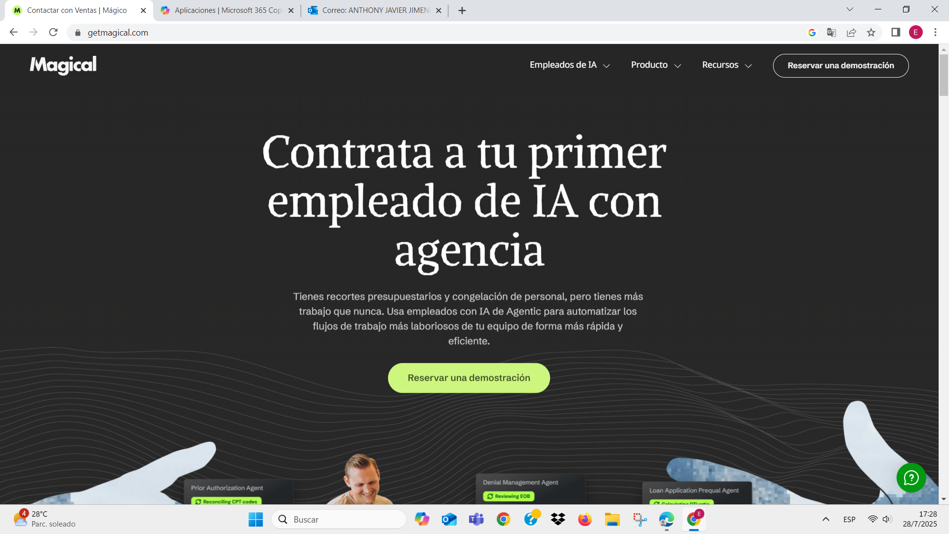 Fallo del login de IA Magical