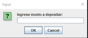 Monto a depositar
