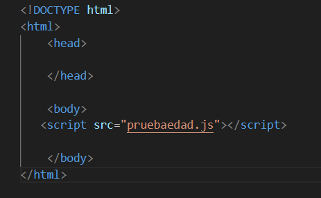 cosas que tienes que poner en el archivo html 