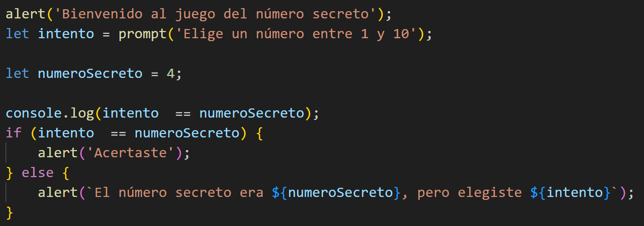 Se muestra el codigo corregido, como deberia de mostrar el curso de acuerdo a los Template String