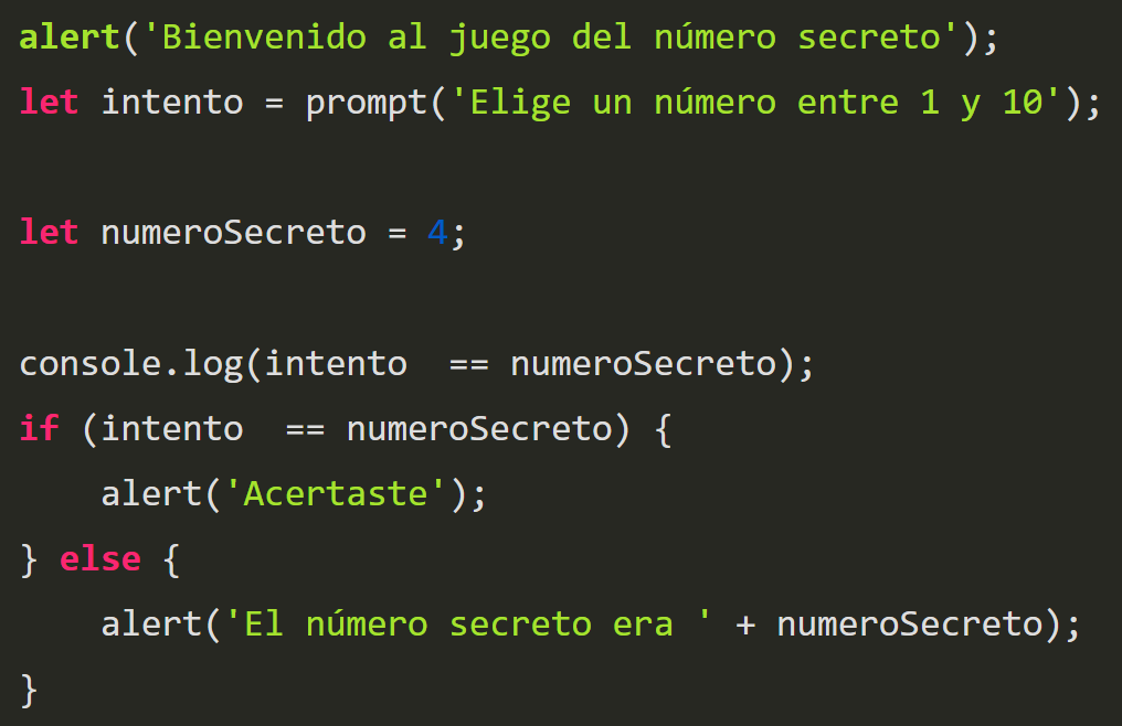 Se muestra el codigo como en el curso