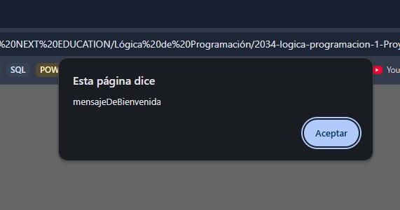 Resultado en pantalla