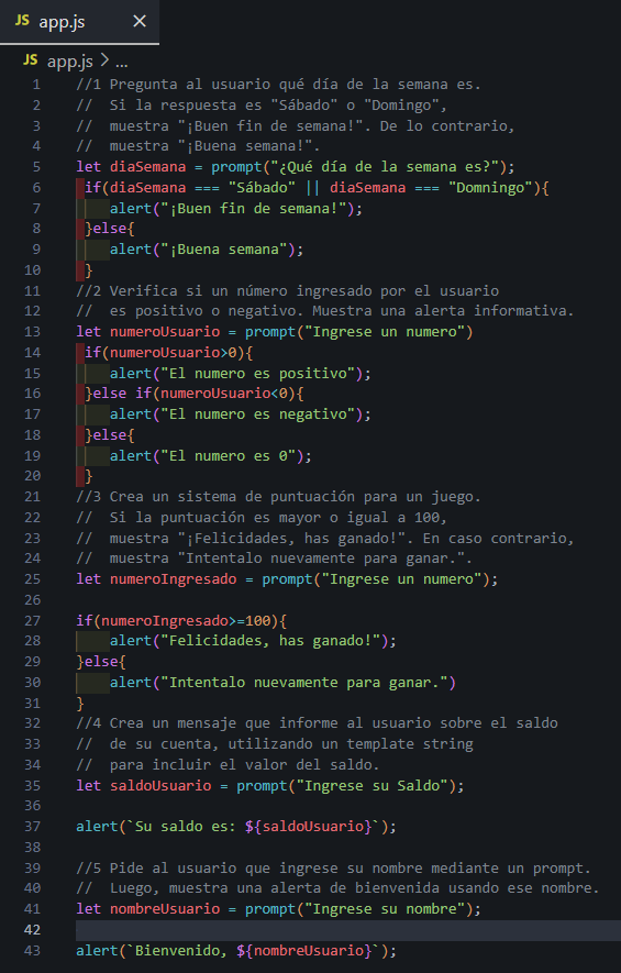 Desafío 2 : hora de practicar