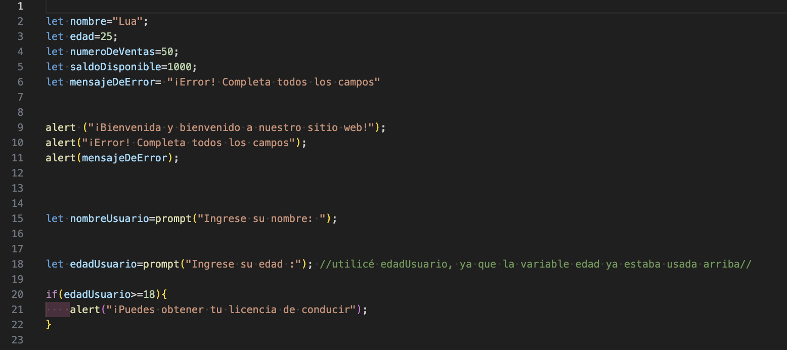 Código