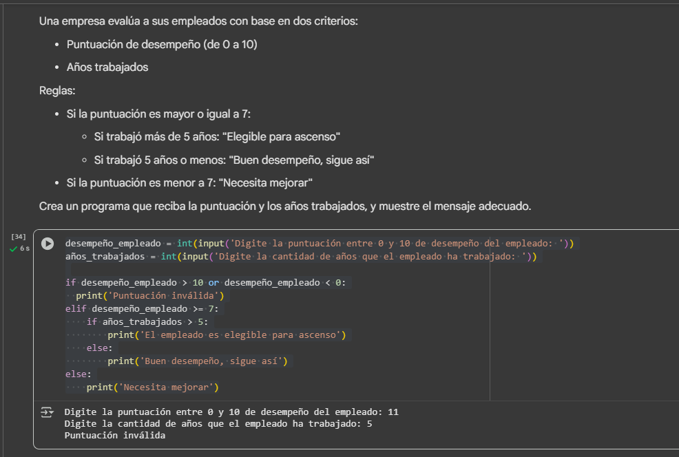Ejecucion con desempeño errado