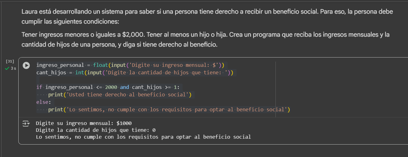 Ejecucion no cumple requisitos hijos para recibir beneficio