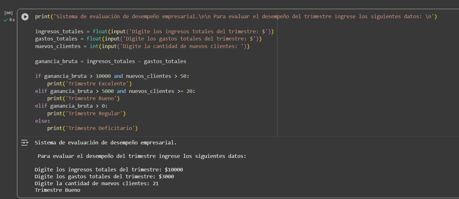 Ejecucion Trimestre bueno