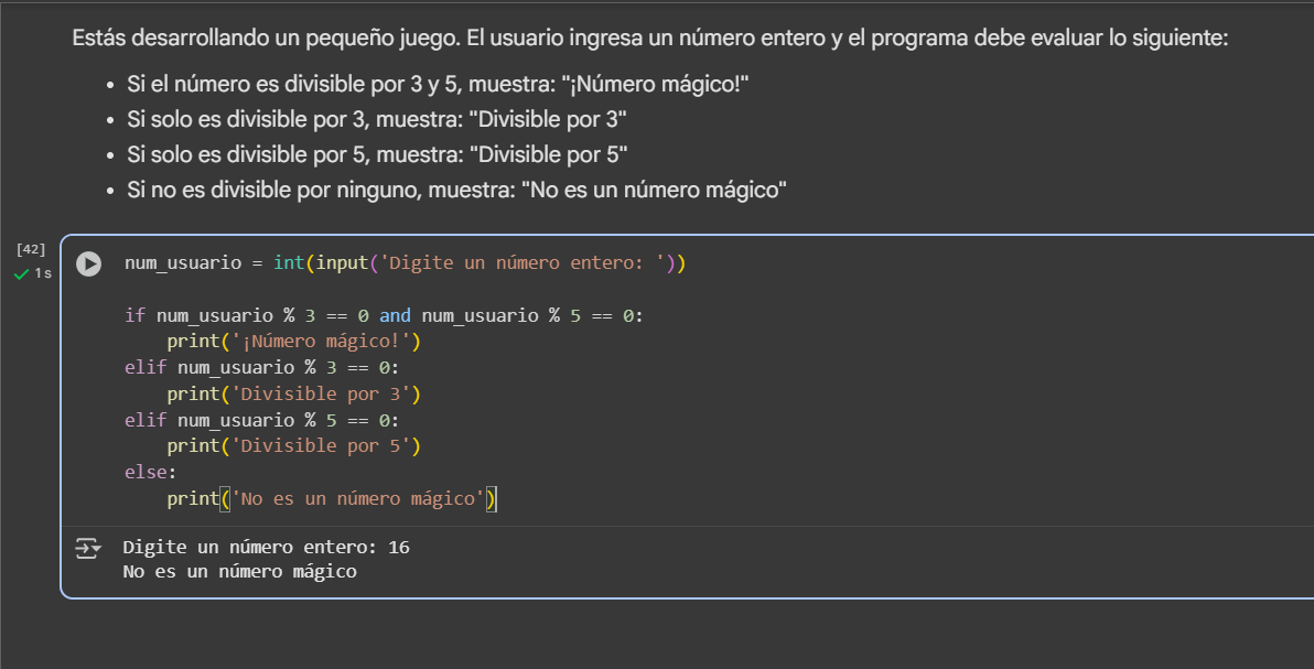 Ejecucion no es numero mágico