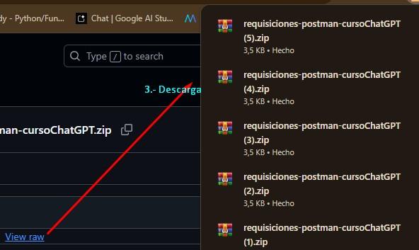 3.- Descarga 