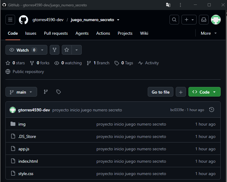 repositorio de github